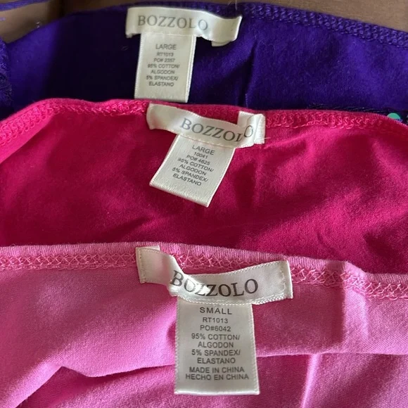 Lot of 3 Bozzolo embellished pink purple camis - Picture 3 of 4